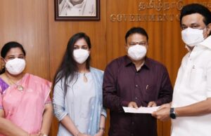 தயாரிப்பாளர் ஐசரி கணேஷ் ரூ.1.01 கோடி நிதியுதவி!