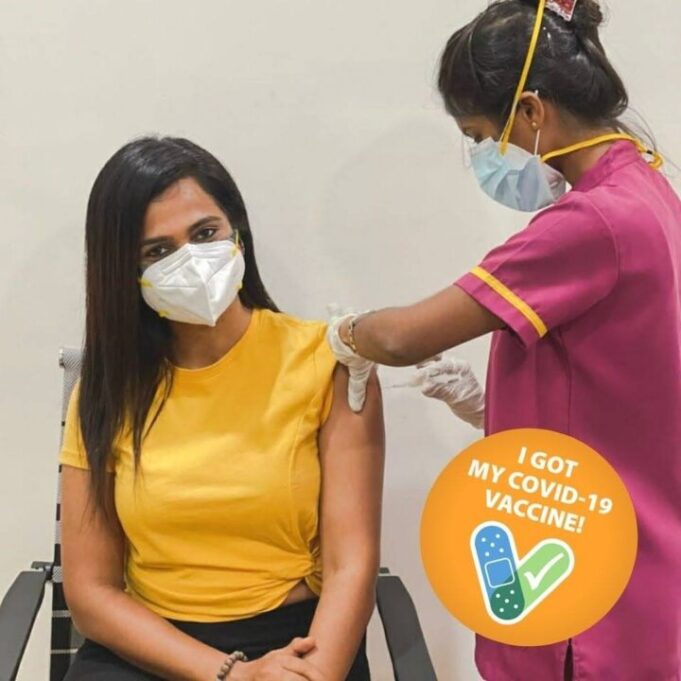 தயவு செய்து தடுப்பூசி போடுங்கள்: ரம்யா பாண்டியன் வேண்டுகோள்!