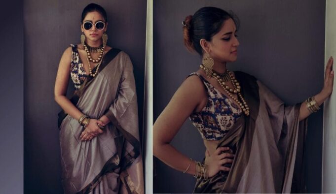 பாத்தாலே போதை ஏறும்: ஒன் சைடு மட்டும் காட்டிய நடிகை வசுந்தரா!